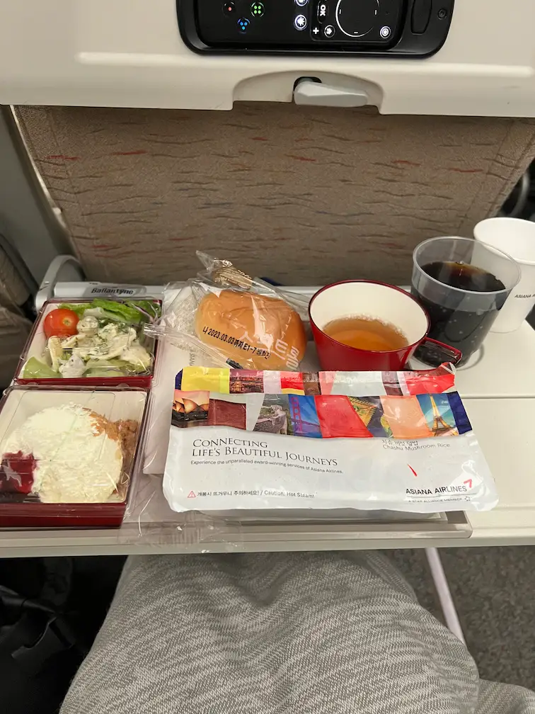 機内食一つ目